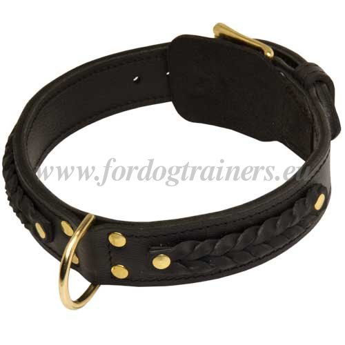 Handcrafted Braided Dog Collar