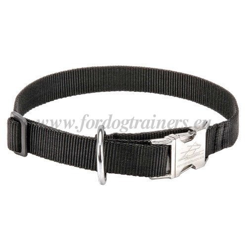 Dog
Collar with Release Buckle