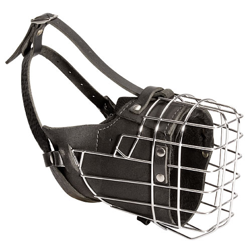Wire Dog Muzzle Hard for Working Dogs