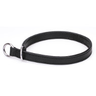 Collier trangleur en cuir pour chien