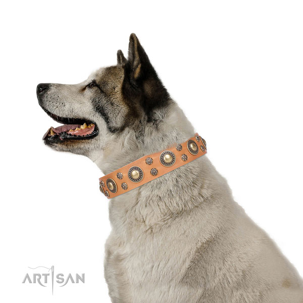 Leren hondenhalsband Artisan Collection