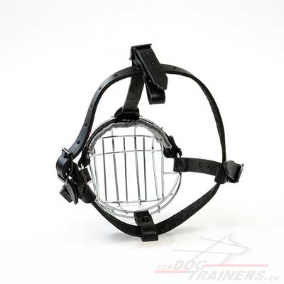 Metal Basket Muzzle for Small Dogs
