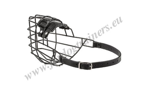 Rubbered Cage Muzzle for Dog