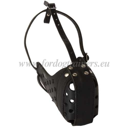 Attack Dog Leather Muzzle