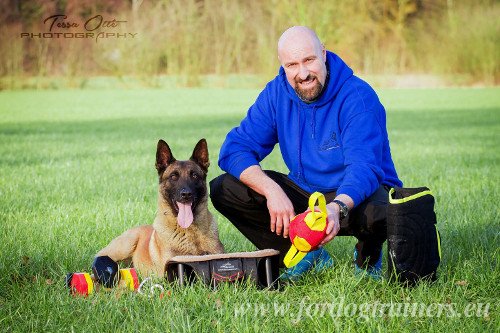 Dumbbells for Young Malinois Training