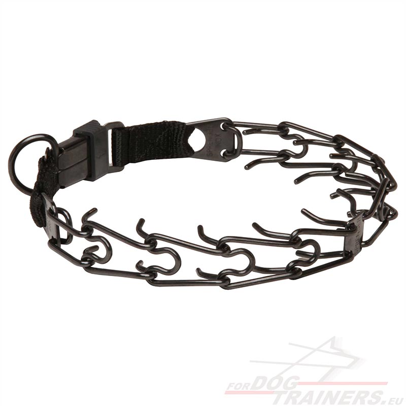 Quick Release Prong Collar Black Sprenger Pinch Collar ...