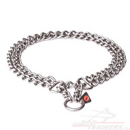 Herm Sprenger Double Chain Dog Collar ➁