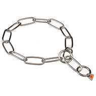 Large Link Dog Collar Stainless Steel Dog Collar