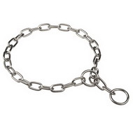 Collier coulissant pour chien | Collier mtallique trangleur