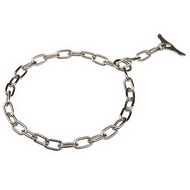 Chain Dog Collar with Toggle