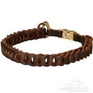 Narrow Braided Dog Collar Braided
Leather Collar for Dog