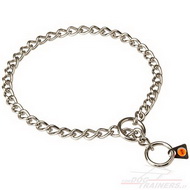 Collier Etrangleur pour Chien Fait en Acier Inox