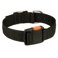 Collar nylon para perro con angrafe