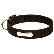 Hundehalsband Nylon mit ID Tag