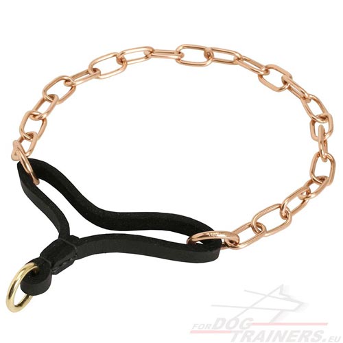 Collier chane en courogan pour chien