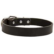 Leather dog collar 3cm width