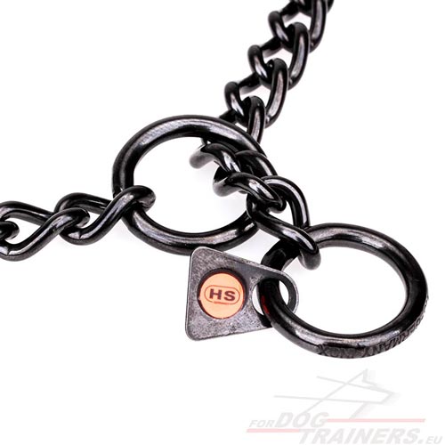 Collier trangleur inox HS pour chien