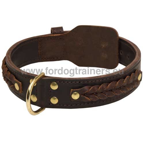 Collier tress pour les chiens forts