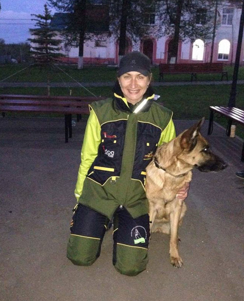 Costume de protection mordant pour sport canin