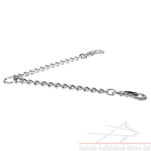 Chain Dog Lead
with Two Snap Hooks