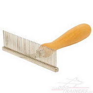 Peigne aux dents rares pour chien