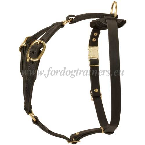 Working Dog Tracking Harness Leather Straps