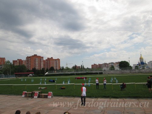 Terrain
avec obstacles pour Agility