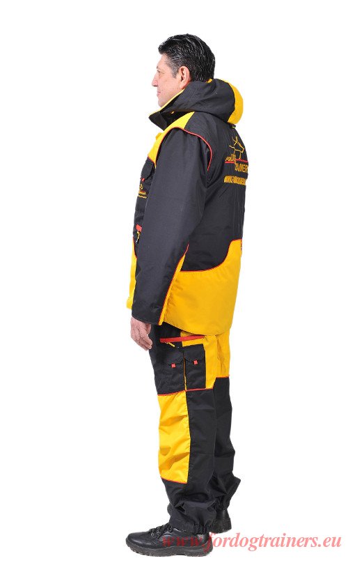 Dog Bite Protection Suit Black - Click Image to Close