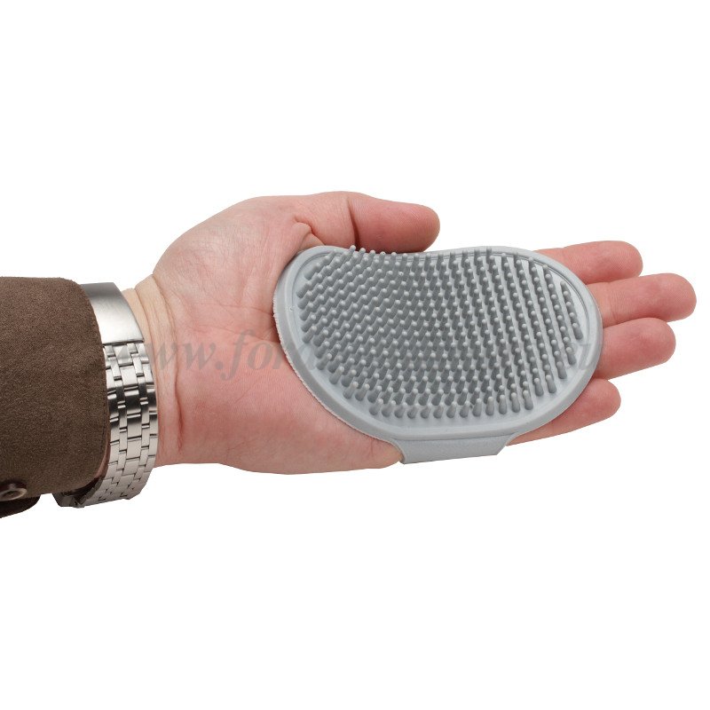 Rubber Brush for Dog Grooming [KA101057 Striglia in gomma per cane