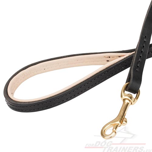 Luxurious Dog Leash with Nappa-padded Handle