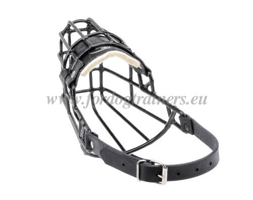 Extra Large Dog Rubbered Wire Muzzle