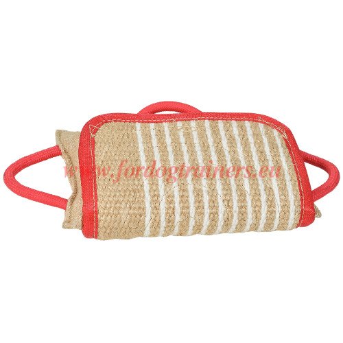 Jute Bite Pillow for Dogs Training