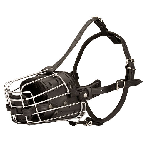 Fully-padded Wire Dog Muzzle