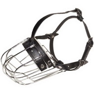 Muselière métallique pour chien