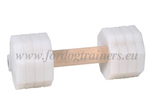 Wooden Dog Training Dumbbell FDT