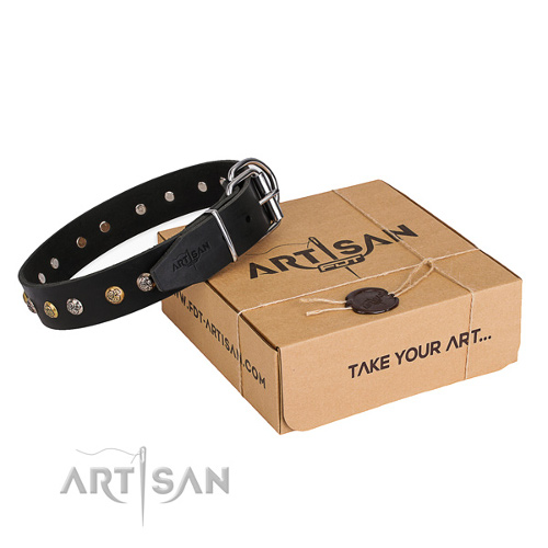 Luxury Dog Supplies Leather Collar