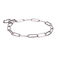 Edelstahl Kettenhalsband mit langen Gliedern [MC33#1057 200.63.300 Collare inox a catena per cane]