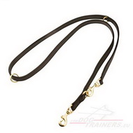 Nylon Leash with
Three Positions of Adjustment