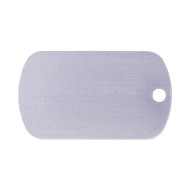 Zichtbare Aluminium ID Tag Plaatje voor Honden#11016;