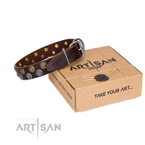 Artisan Leather Dog Collars