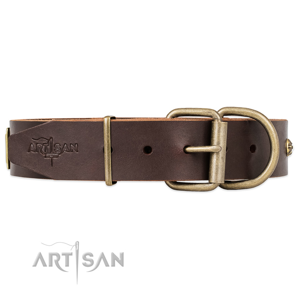 Designer Leather Dog Collars Artisan