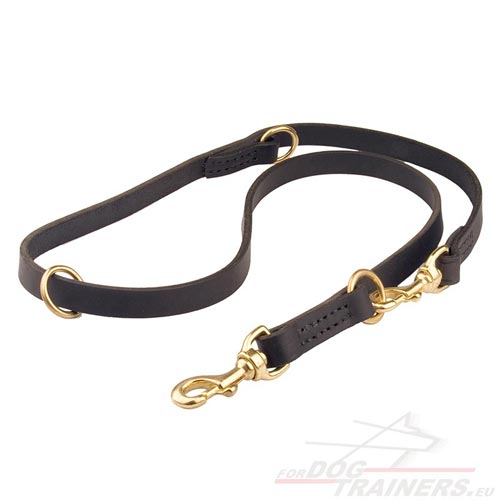 Dog Leash with Traffic Loop Handmade