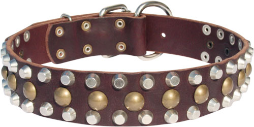 Halsband aus leder S56