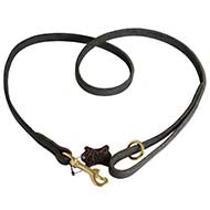 Leather Lead for Medium and Small Dogs | Tracking Lead ✾