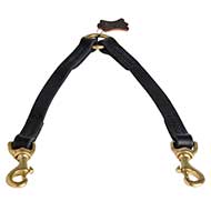 Leather Leash for Two Dogs