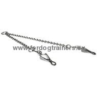 Chain dog leash for two dogs walking