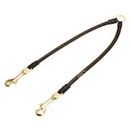 Leather Dog Leash | Double Leash for 2 Dogs