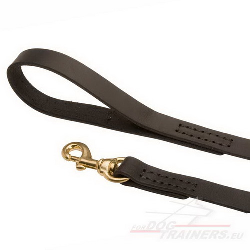 Leather Dog Leash for Doberman and Shepherd