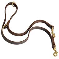 All-purpose Leather Dog Lead ☛ [L120#1057 Guinzaglio in pelle multifunzionale per cane]