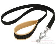Nylon Dog Leash with Leather Handle
